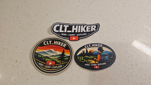 CLT_HIKER Sticker 3-Pack
