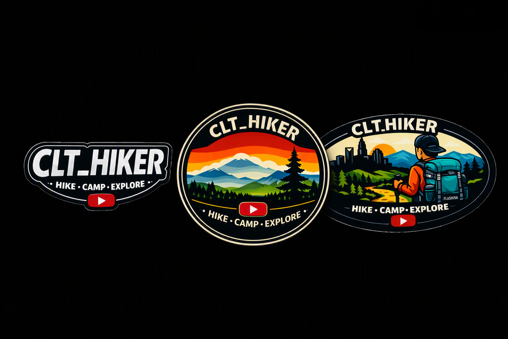 CLT_HIKER Sticker 3-Pack